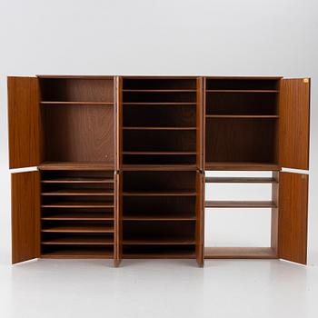 Cabinet, 6 sections, 1950s–60s.