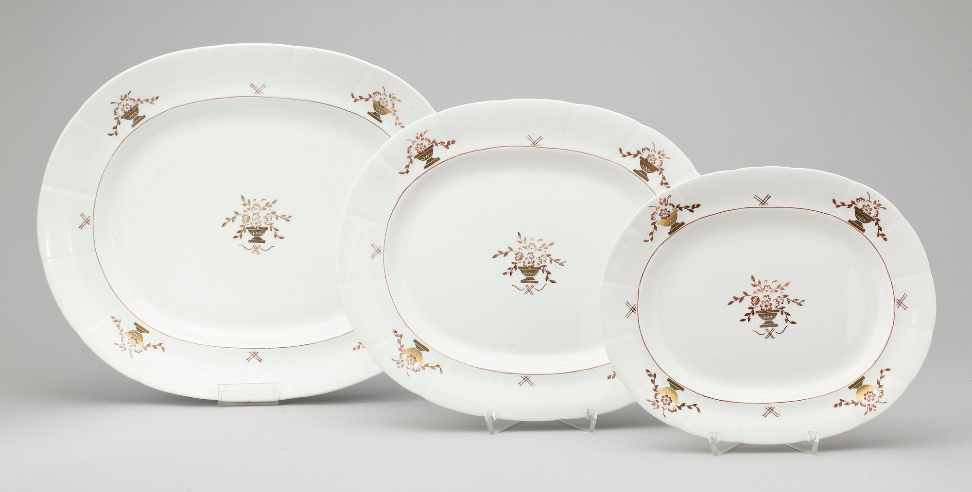 MATSERVIS, 58 delar, porslin, "Inge-Brit", Wilhelm Kåge, Gustavsberg, 1920-tal.