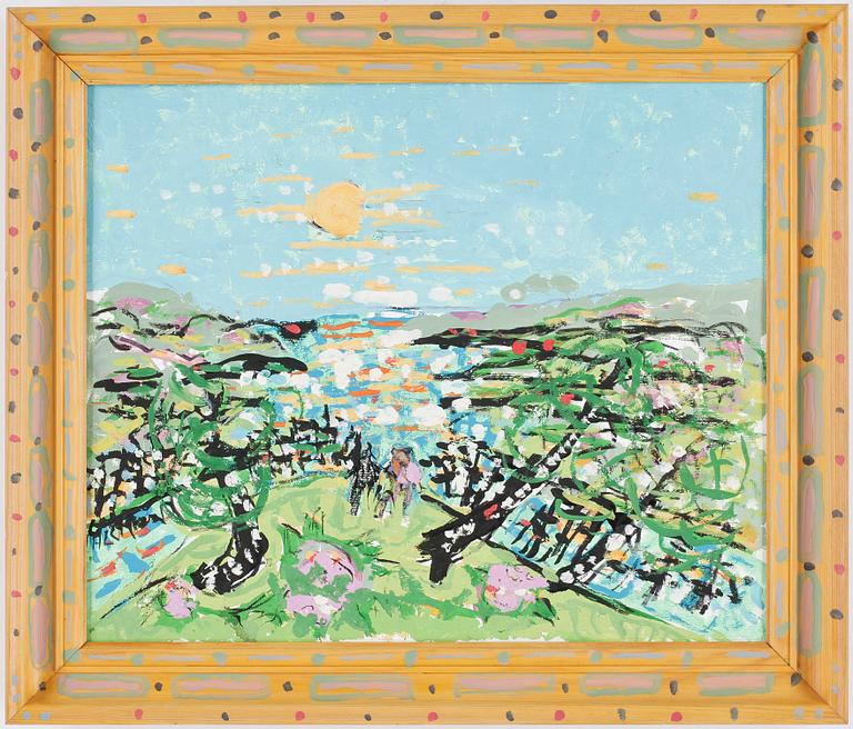 UNO VALLMAN, olja på duk, sign.