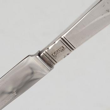 Jacob Ängman, 24 pieces silver cutlery model 'Rosenholm', GAB, Eskilstuna.