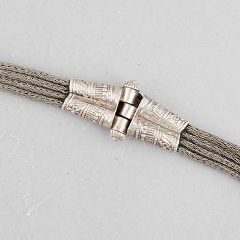 Belt, silver, without silver marks, probably Russia/Orient, around the year 1900.