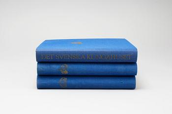 PARTI KUNGLIGA BILDER, 3 album samt ramat fotografi, 1900-talets andra hälft.