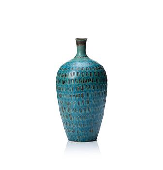 87. Stig Lindberg, a stoneware vase, Gustavsberg studio, Sweden 1960.