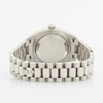 Rolex, Lady-Datejust 28, "Ice Blue Diamond Dial", armbandsur, 28 mm.