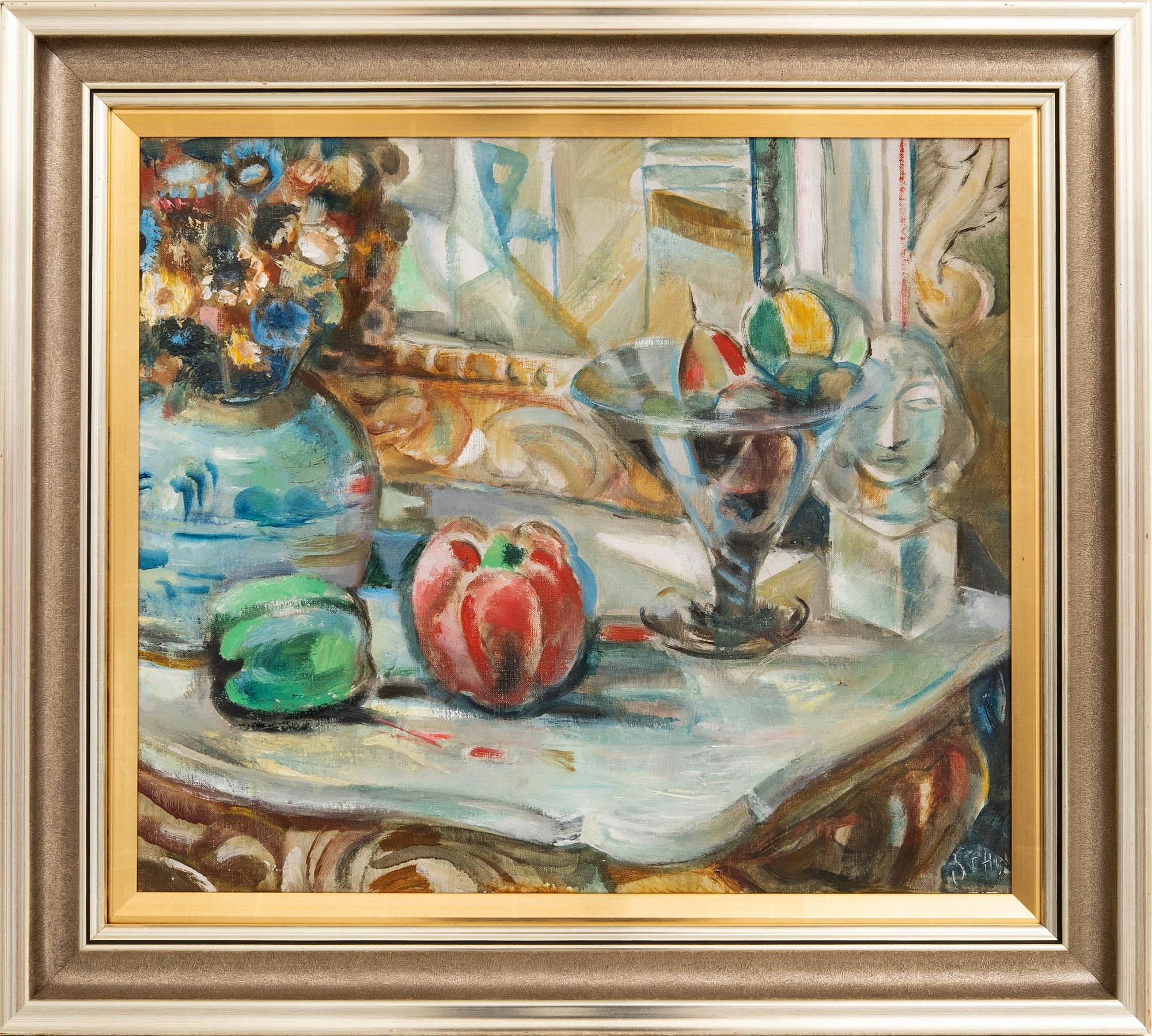 Jules Schyl, Still Life with Fruit.