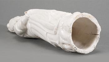 FIGURIN, porslin, blanc de chine, Kina, 1700-/1800-tal.