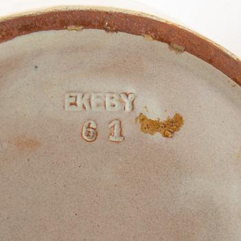 Einar Luterkort, vas Uppsala Ekeby 1950-tal stengods.