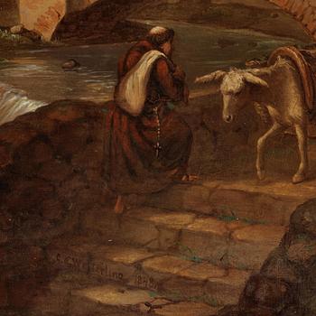  ”Utsikt af dalen vid Amalfi i Konungariket Neapel”.