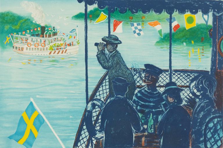 Lennart Jirlow, "Skärgårdsbåt".