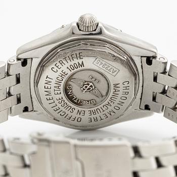 Breitling, Callistino, "mother-of-pearl dial", wristwatch, 29 mm.