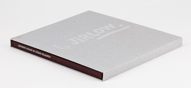 BOK med ORIGINALLITOGRAFI, "Lennart Jirlow", Göran Sellgren, Bonniers, 1978, numr 157/350.