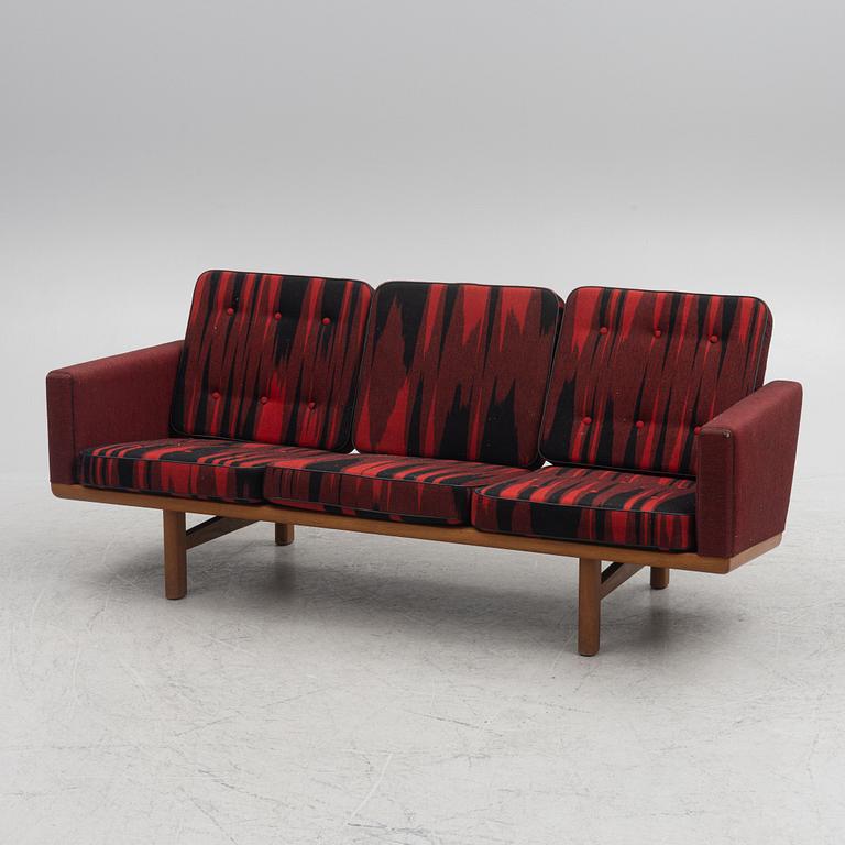 Hans J. Wegner, sofa "GE236" Getama, Gedsted, Denmark, 1960s.