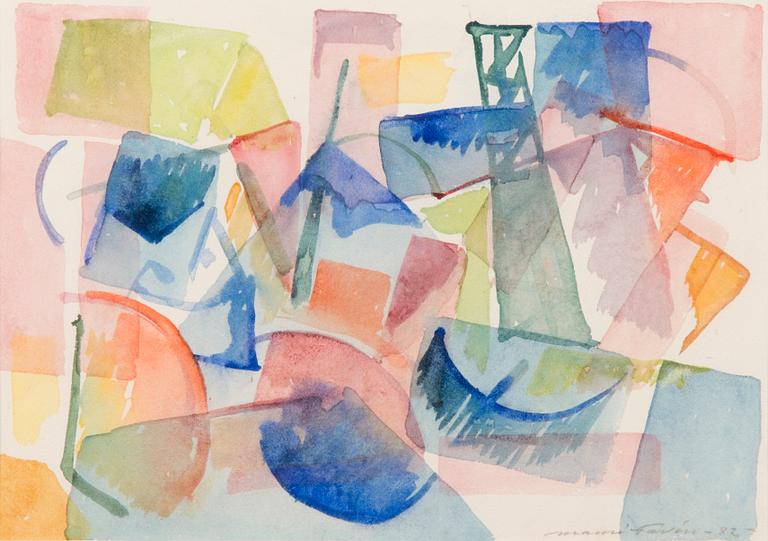 MAURI FAVÉN, watercolour, signed and dated -82.