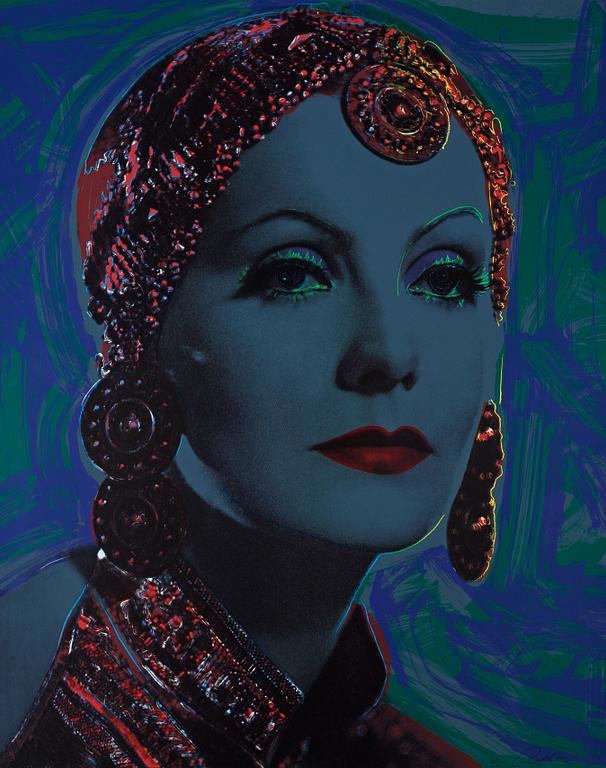 Rupert Jasen Smith (Andy Warhol), "Greta Garbo" (The Kiss, Midnight, The Divine, New Age, Dreaming, Mata Hari).