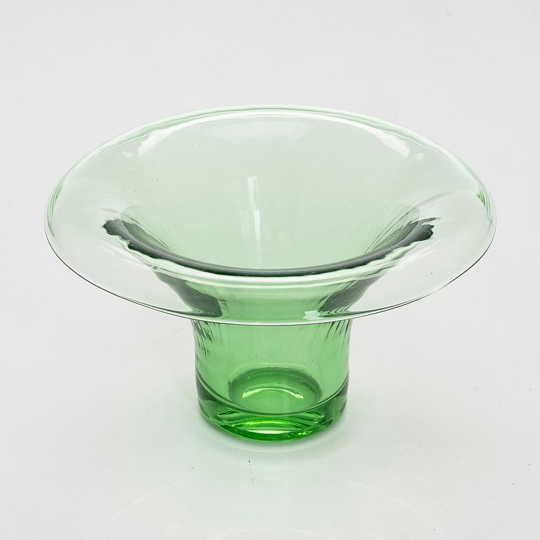 Helena Tynell, vas, "Kaulus", signeerattu Riihimäen Lasi Oy Helena Tynell.