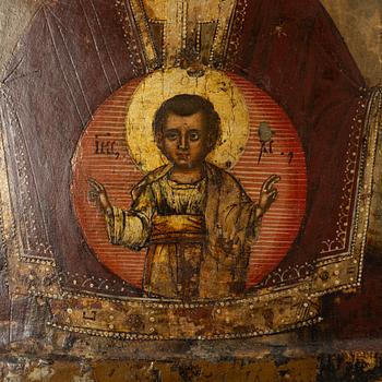 Icon, Russia, 19th century, Mother of God of the Sign.