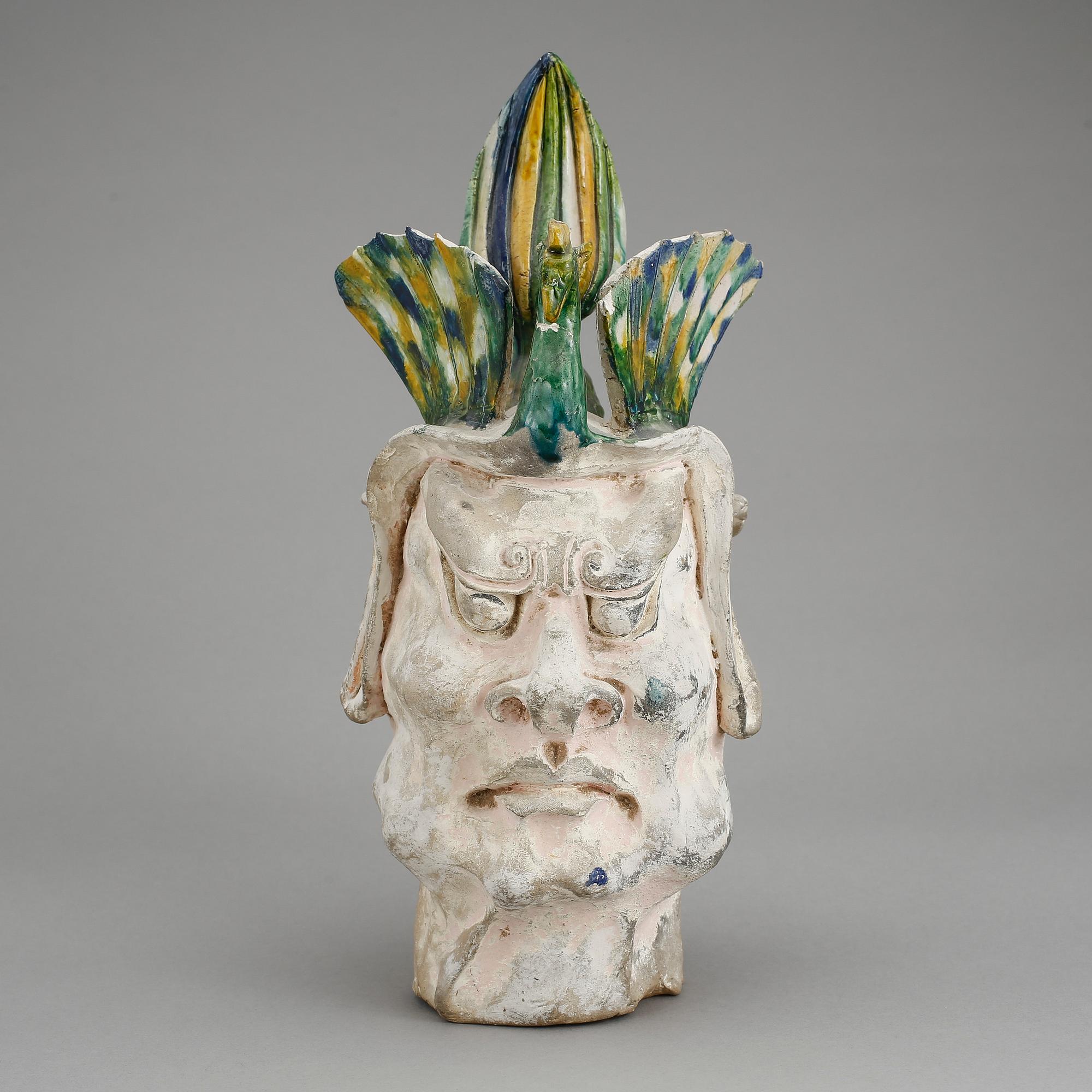 SKULPTUR, lergods, Tang-stil, Kina, 1900-tal.