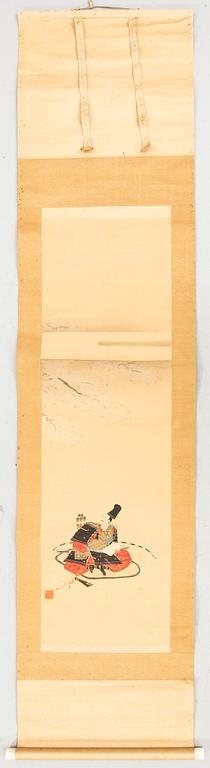 Japanese handscroll painting, Kakejiu, Kyoto, late Edo period, circa 1800-1850.
