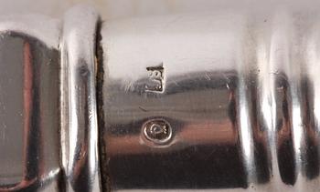 BORDSSKYFFEL, silver, J E Torsk, Stockholm 1896.