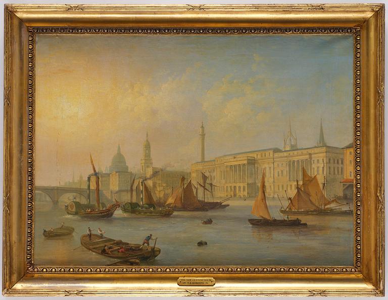 Thomas Sautelle Roberts, attributed to, "The new custom house.".