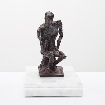 Asmund Arle, skulptur, signerad Asmund Arle samt gjutarmärkt H. Bergman Cire Perdue.
