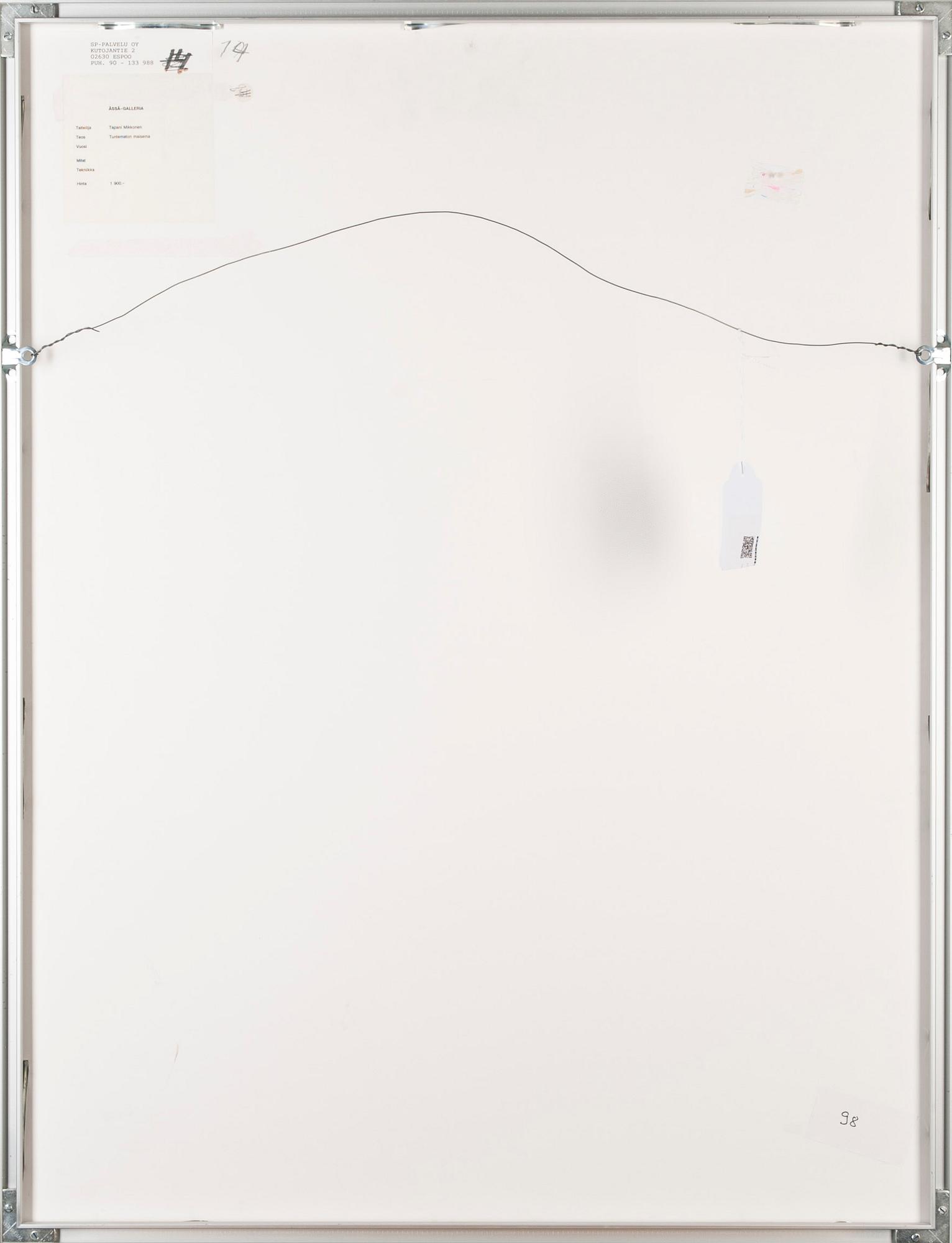 TAPANI MIKKONEN, färglitografi, signerad, daterad 86 och numrerad Tpl'a 16/21.