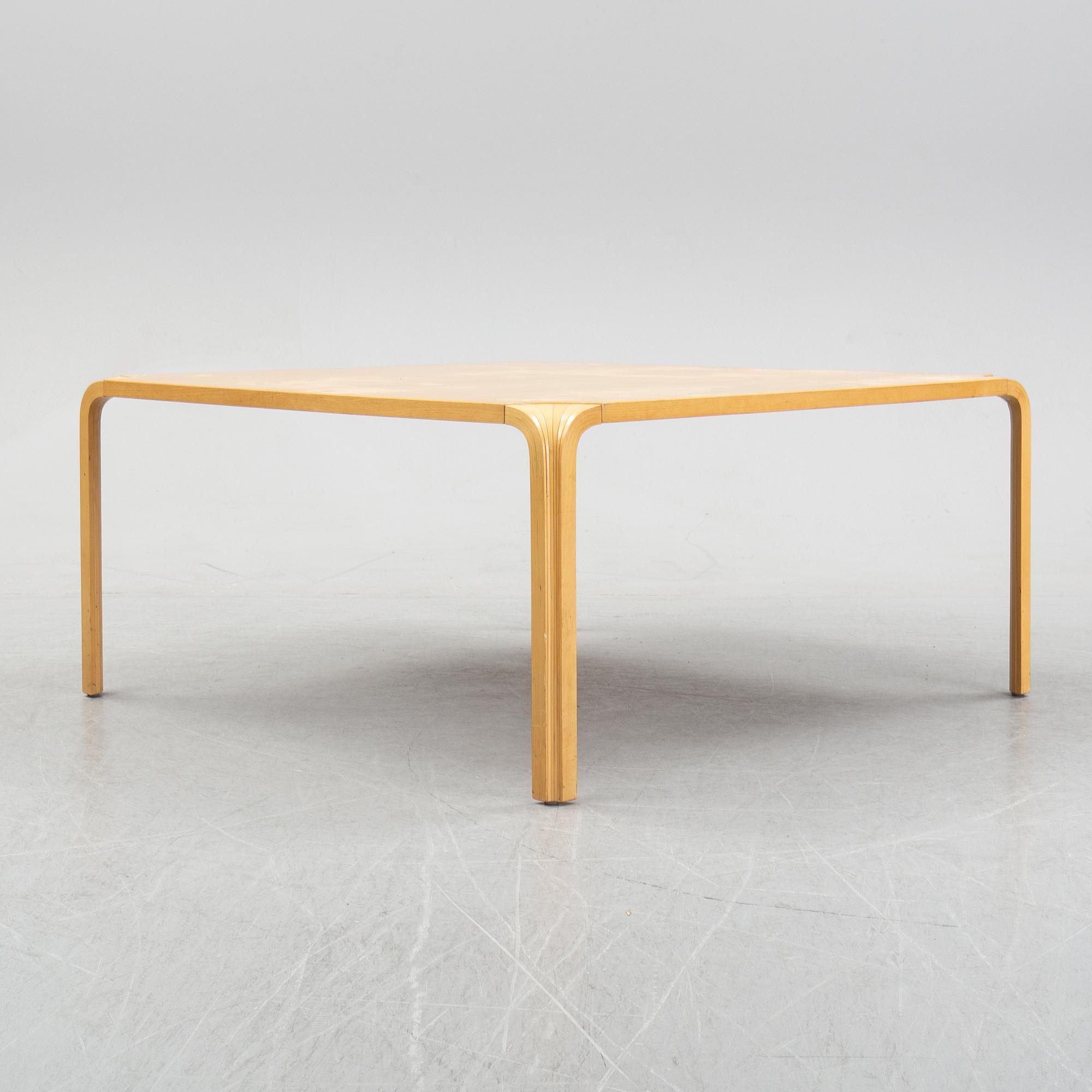 Alvar Aalto, a 'Fan leg table', Artek, Finland.