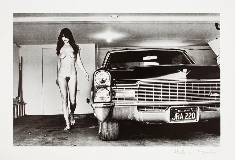 HELMUT NEWTON, "Hollywood", 1976, offsetlitografi, sign.