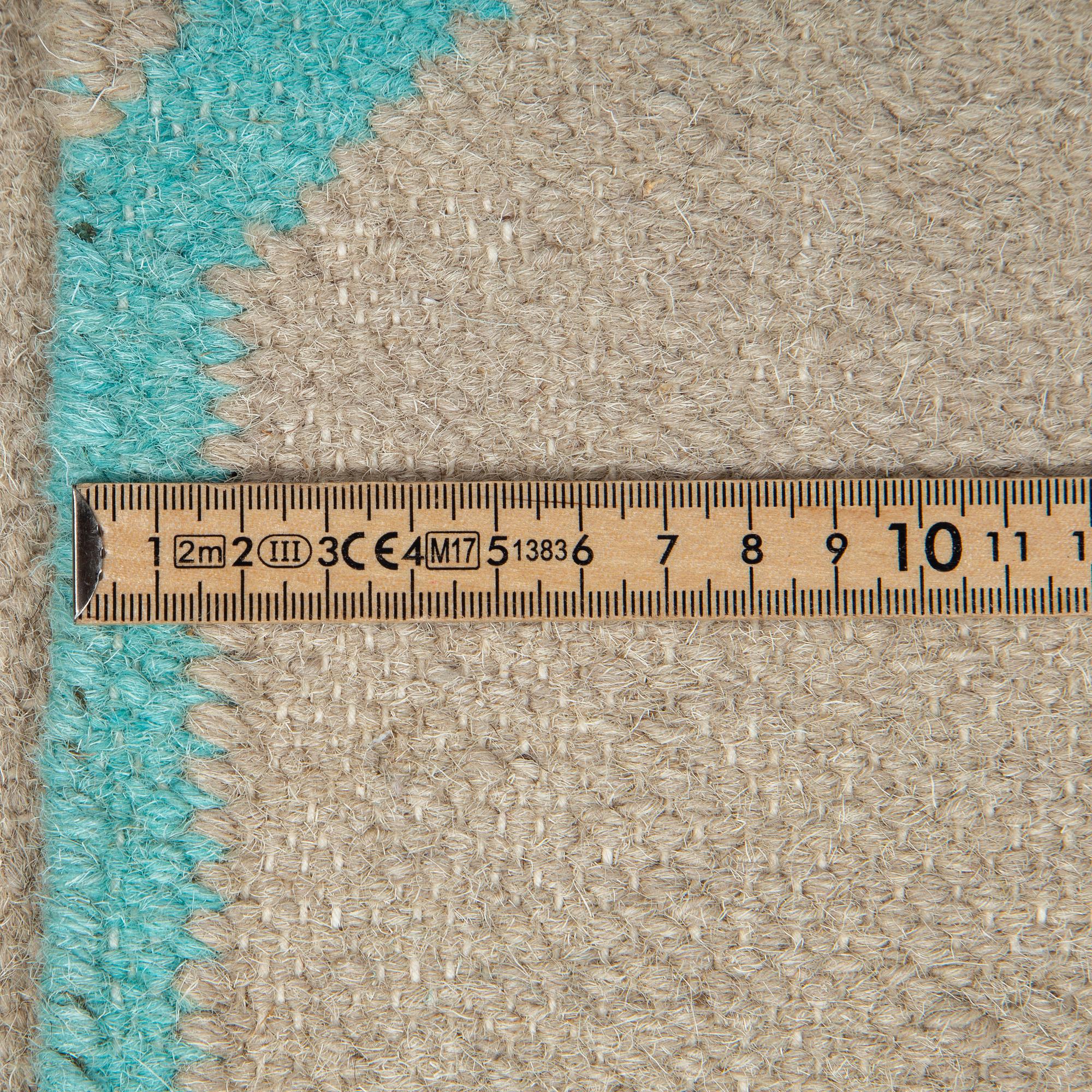 A CARPET, flat weave, ca 244 x 151 cm.