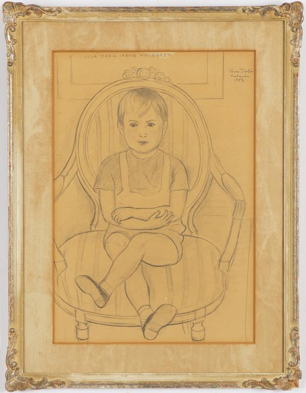 Einar Jolin, Child Portrait (Ulla Maria Irene Nordgren).