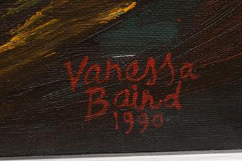 VANESSA BAIRD, oljemålning på duk, signerad och daterad 1990.