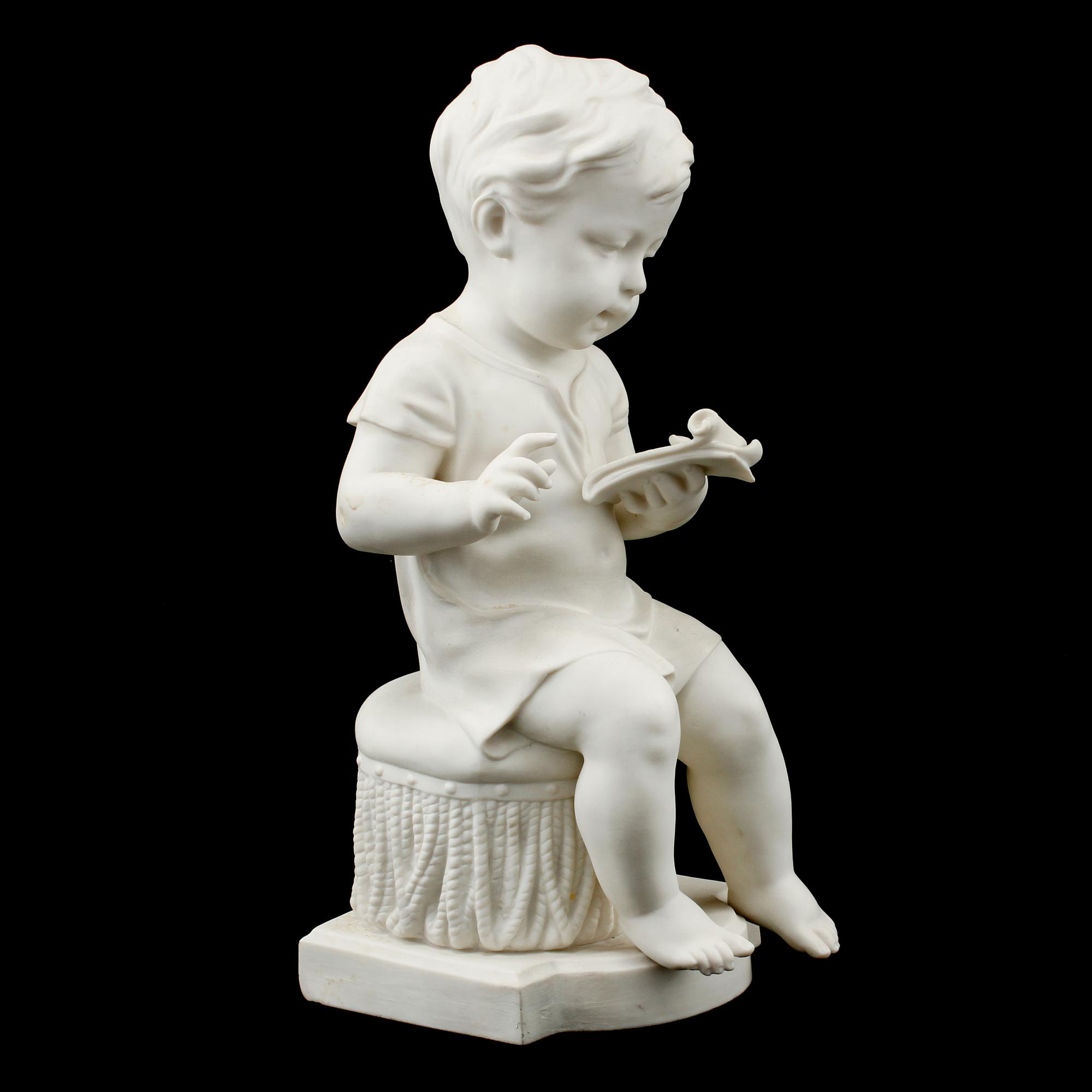 FIGURIN, parian, Gustafsberg, 1913.