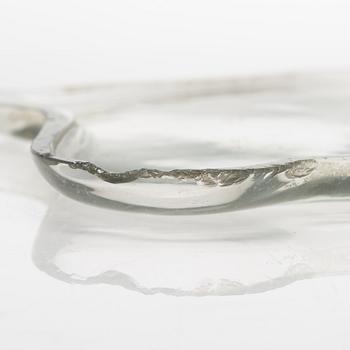 Alvar Aalto, a 1939-1940 dish '9748' signed Alvar Aalto for Karhula Glassworks, Finland.