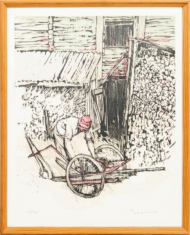 Lars Lerin, "The Bicycle Cart".