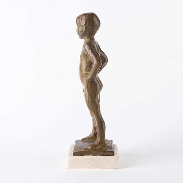 Gudmar Olovson, sculpture. Plaster. Signed. Total height 22 cm.