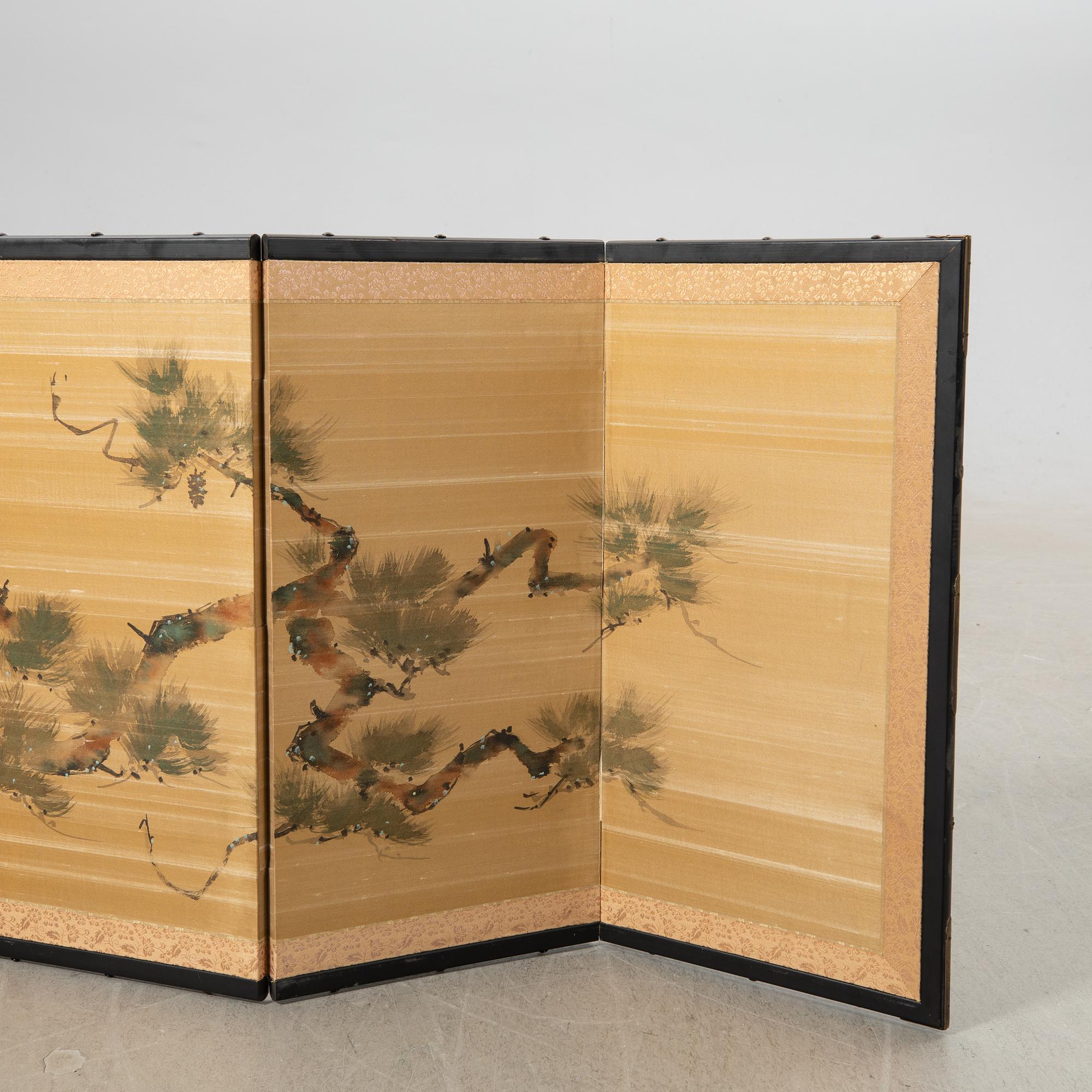Folding screen Japan 20th century.