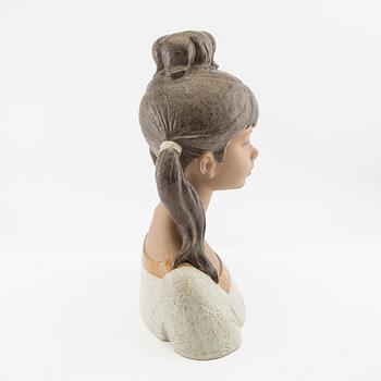 Lladro figure Spain glazed stoneware.