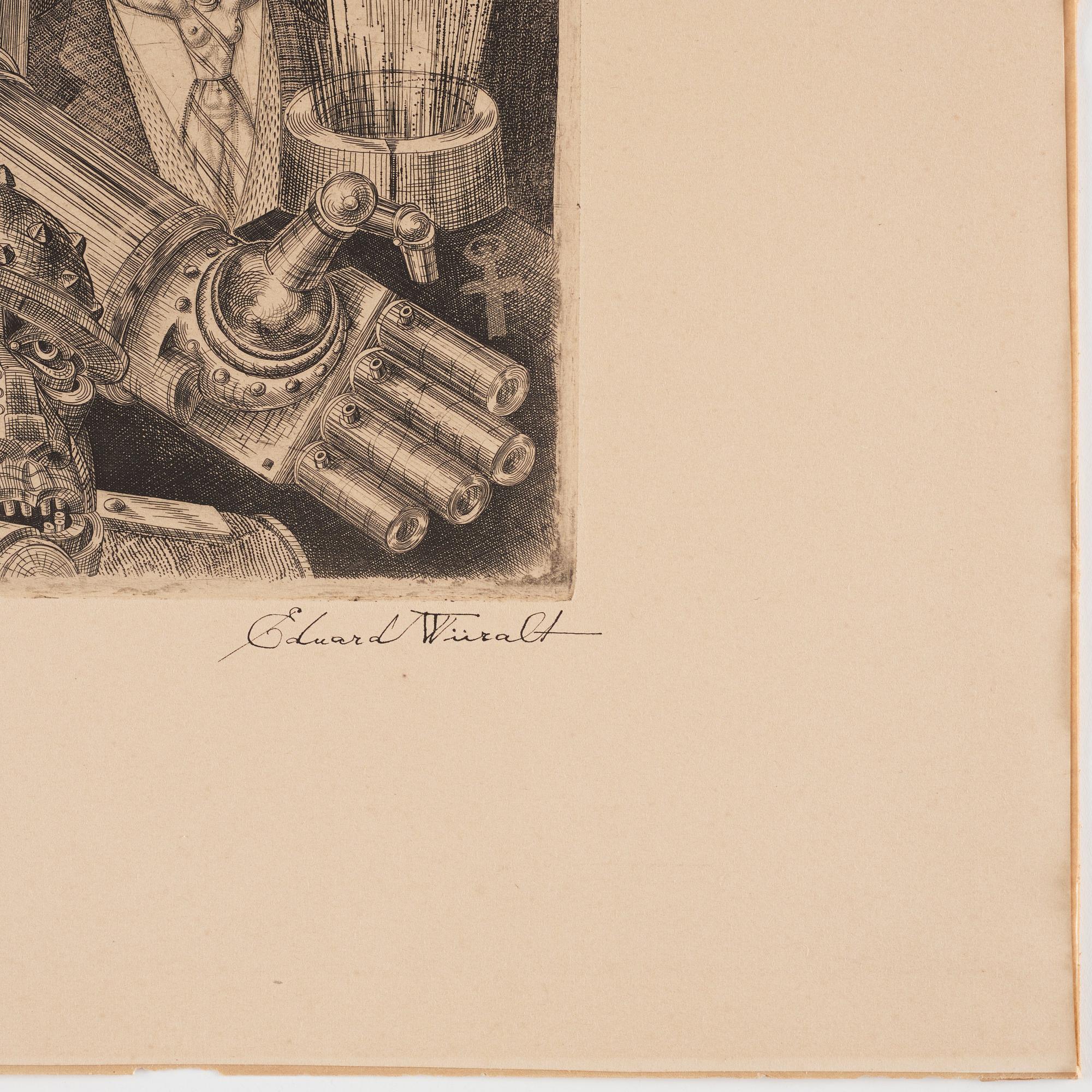 Eduard Wiiralt, "Põrgu" (Hell).