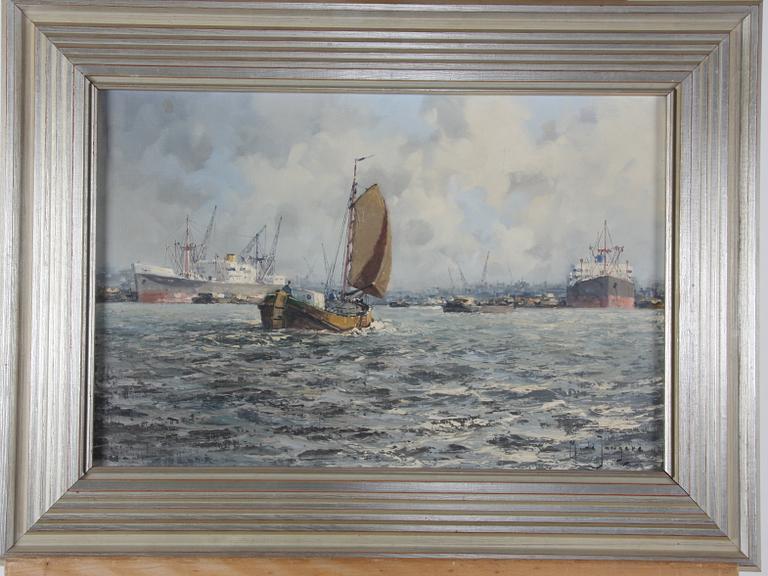 DE JONGERE, MARINUS, olja på duk.