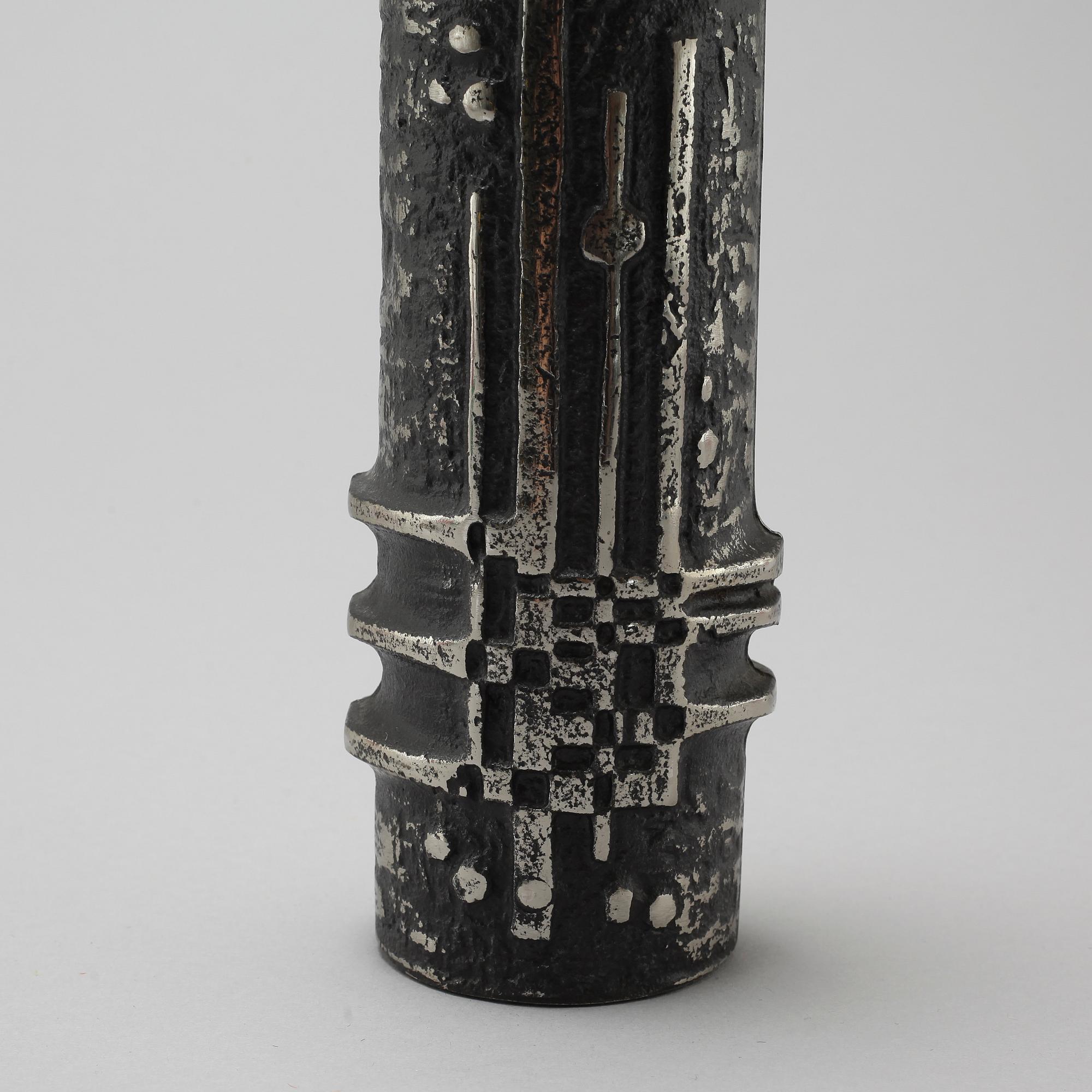 OLAV JOA, vas, ”Steel art”, Polaris Fabrikker, Norge, modell formgiven och i produktion 1972.