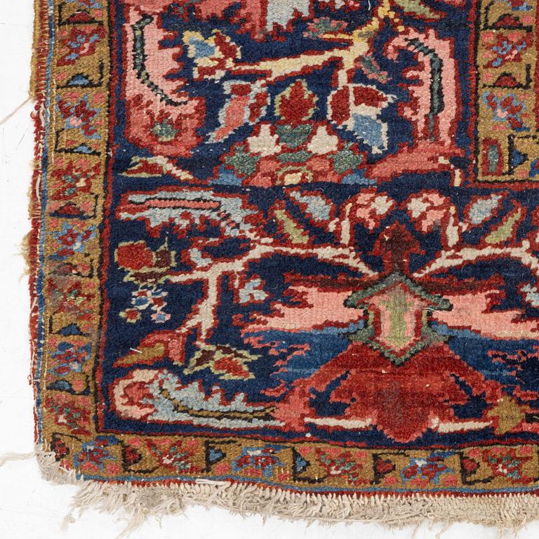 A semi-antique Ahar carpet, c 335 x 275 cm.