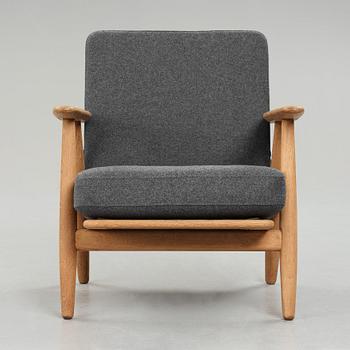 HANS J WEGNER, a model "GE 240" easy chair "The Cigar" by Getama, Denmark 1950-60's.