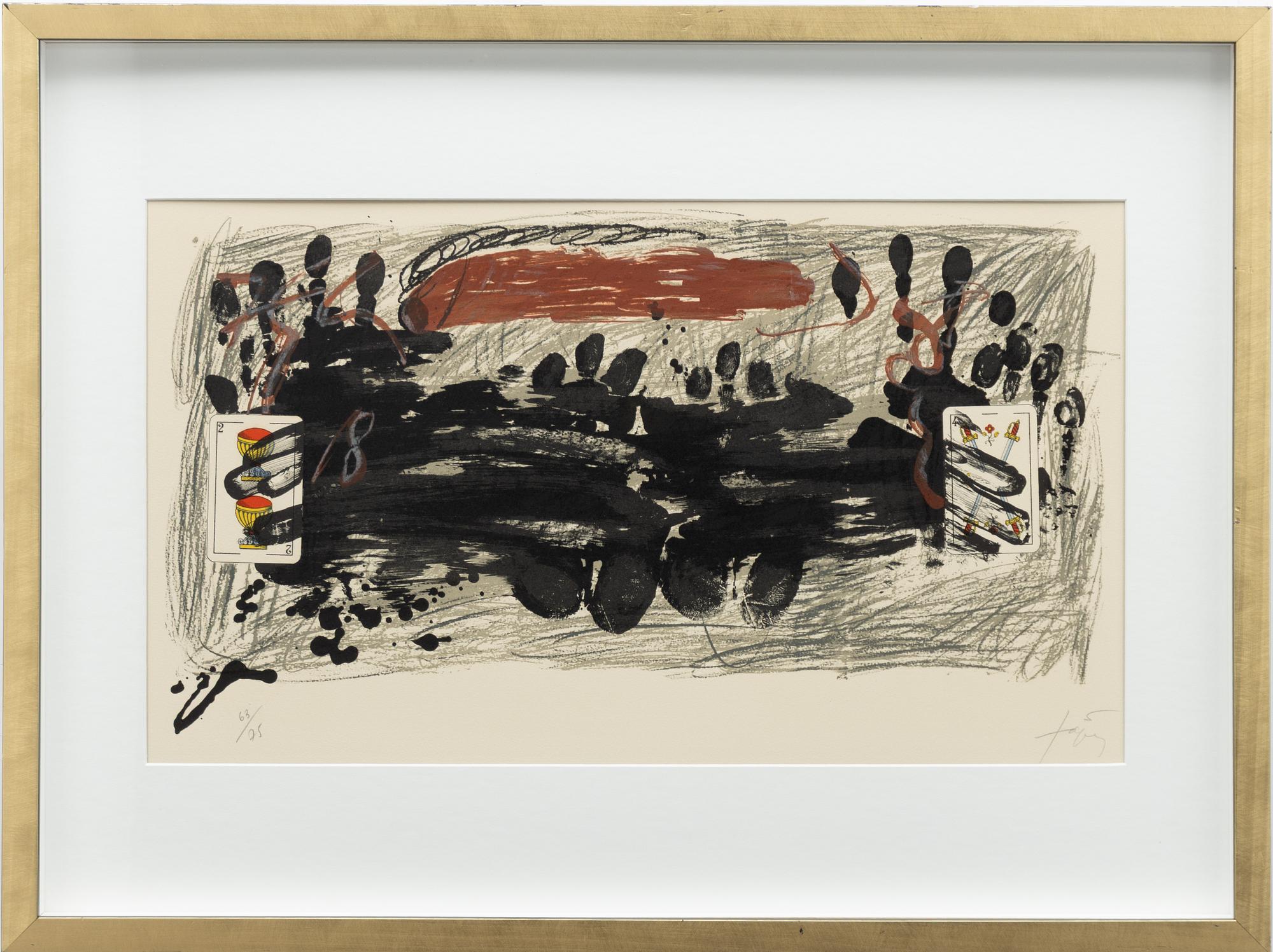 Antoni Tàpies, "Les Deux Cartes".