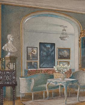 Ferdinand Boberg, Interiör från Torups slott.