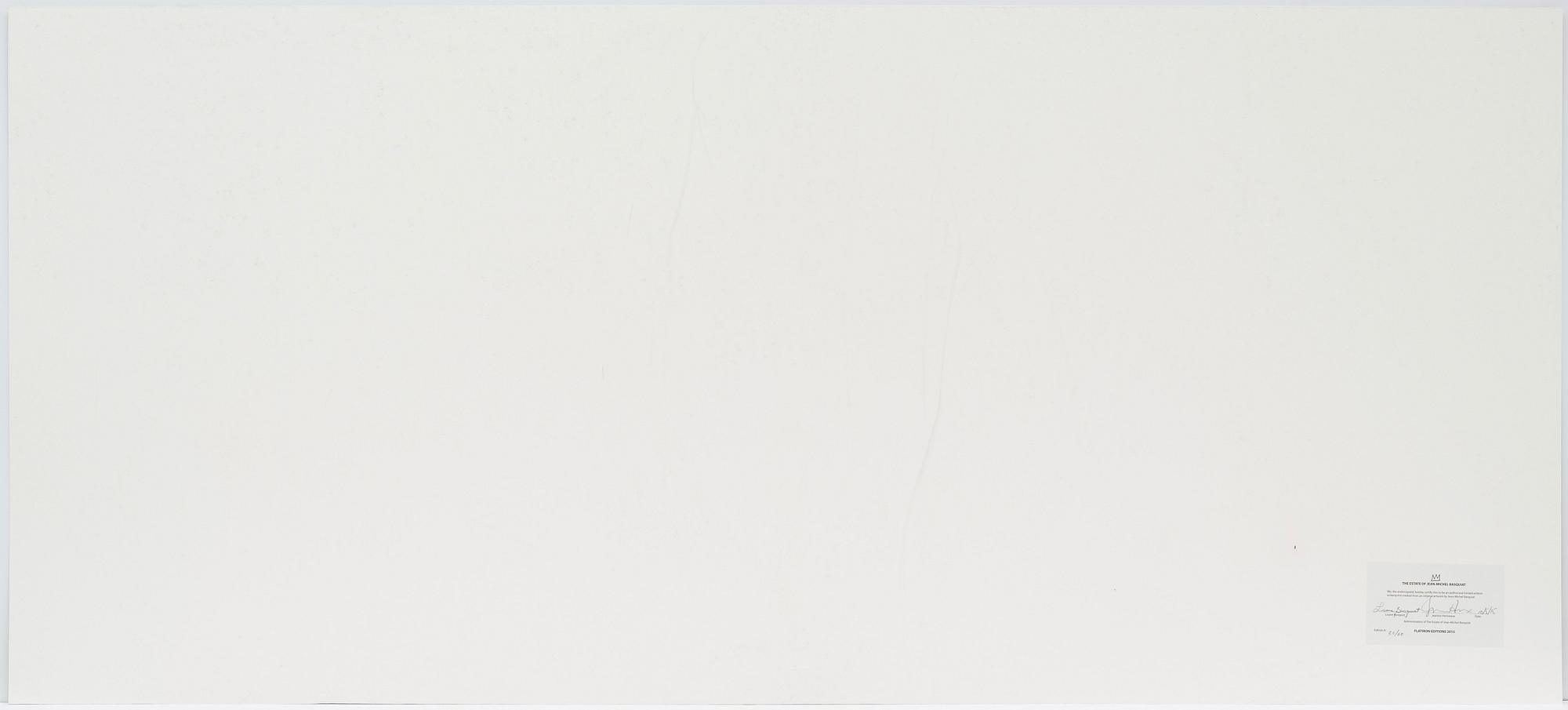 Jean-Michel Basquiat After, "Hollywood Africans in Front of the Chinese Theater with Footprints of Movie Stars".