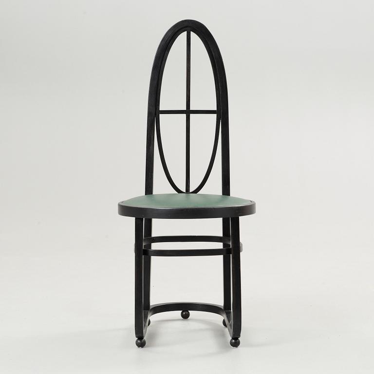 Two Carl Bergsten dining chairs, Gemla leksaksfabrik, Sweden ca 1906.