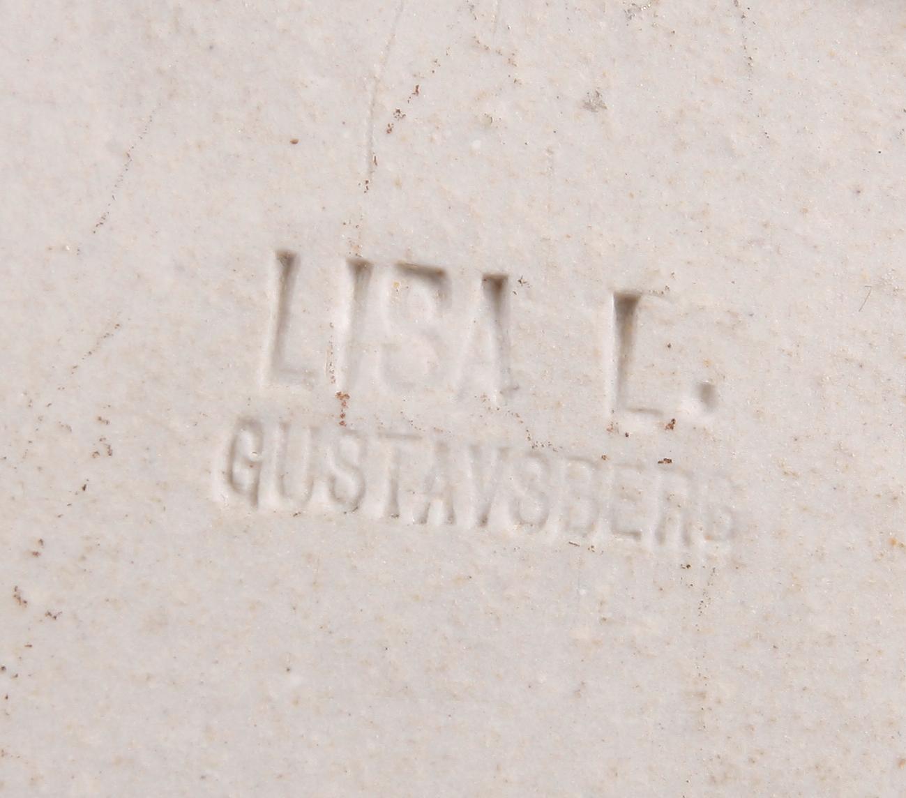 VÄGGPLAKETTER, 4 st, keramik, Lisa Larson Gustavsberg.