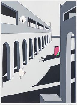 Marie-Louise Ekman, "En gatas melankoli - de Chirico och Baertling".