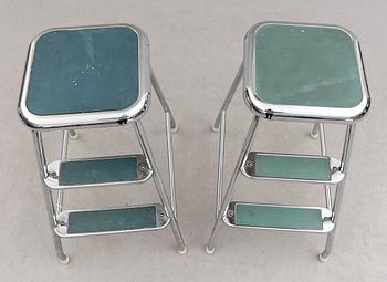 KÖKSPALLAR, 2 st, en märkt Verkstads AB Lindqvist, Motala, 1900-talets mitt.