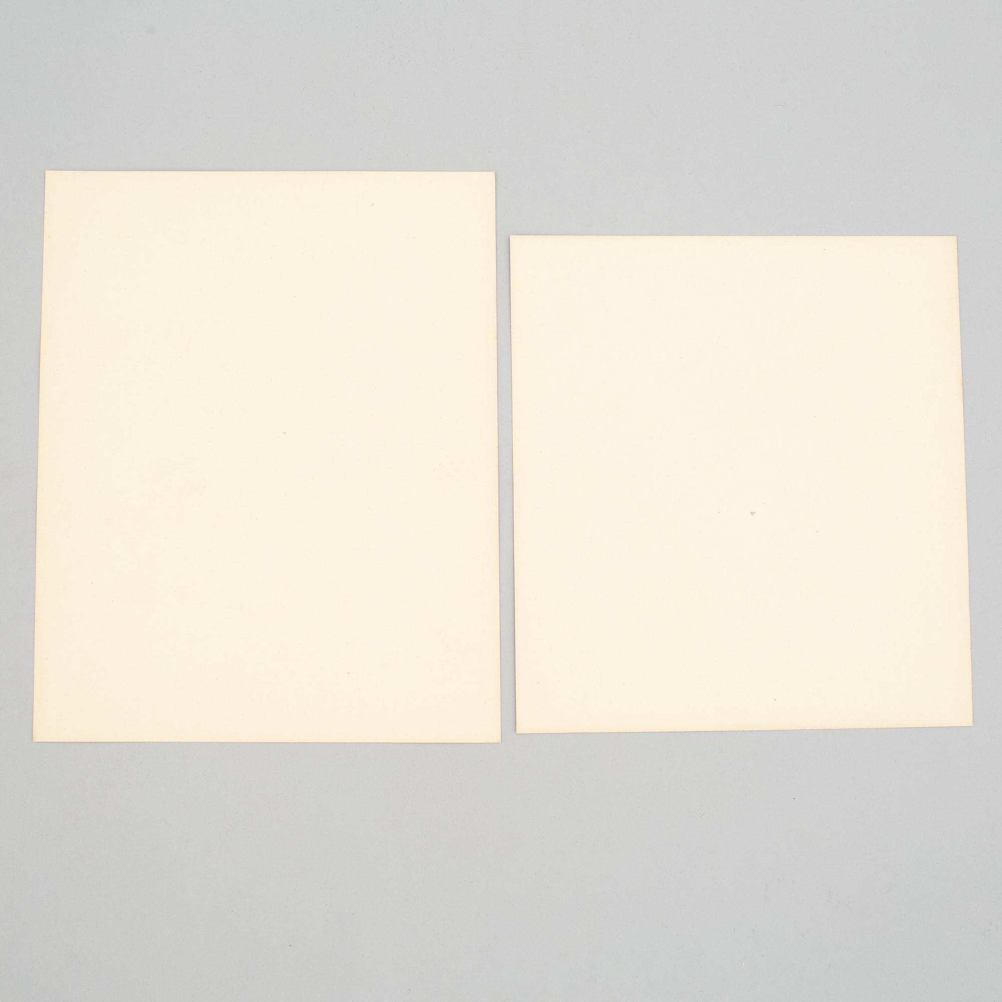 HENRY B. GOODWIN, Two photo gravures from the book Vårt vackra Stockholm signed in the negative.